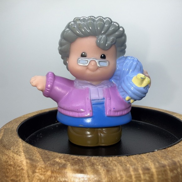 Fisher-Price Other - Fisher Price Little People Grandma Grandmother Granny Yarn Knitting Crochet Nana